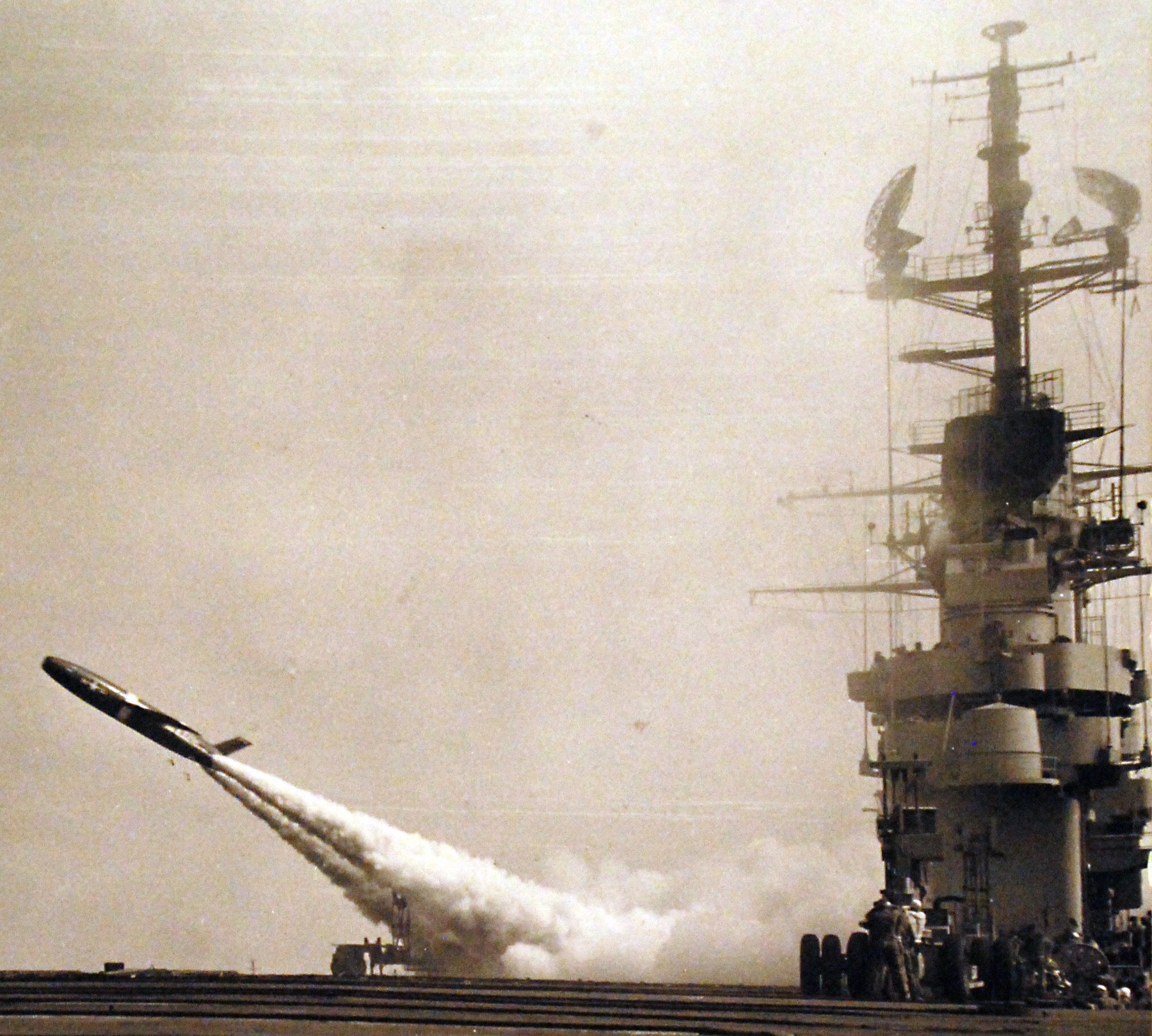 cva-19 uss hancock cv essex class aircraft carrier xssm-8 regulus missile 112