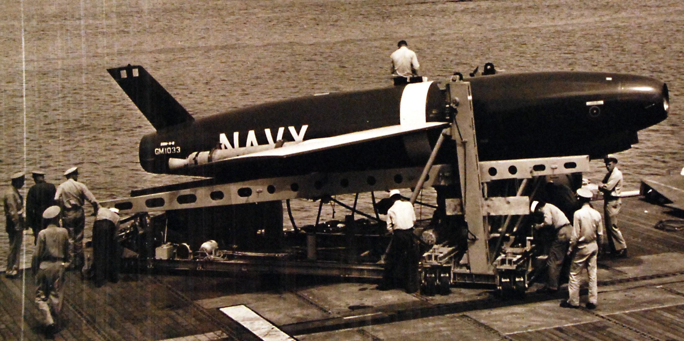 cva-19 uss hancock cv essex class aircraft carrier xssm-8 regulus missile 116