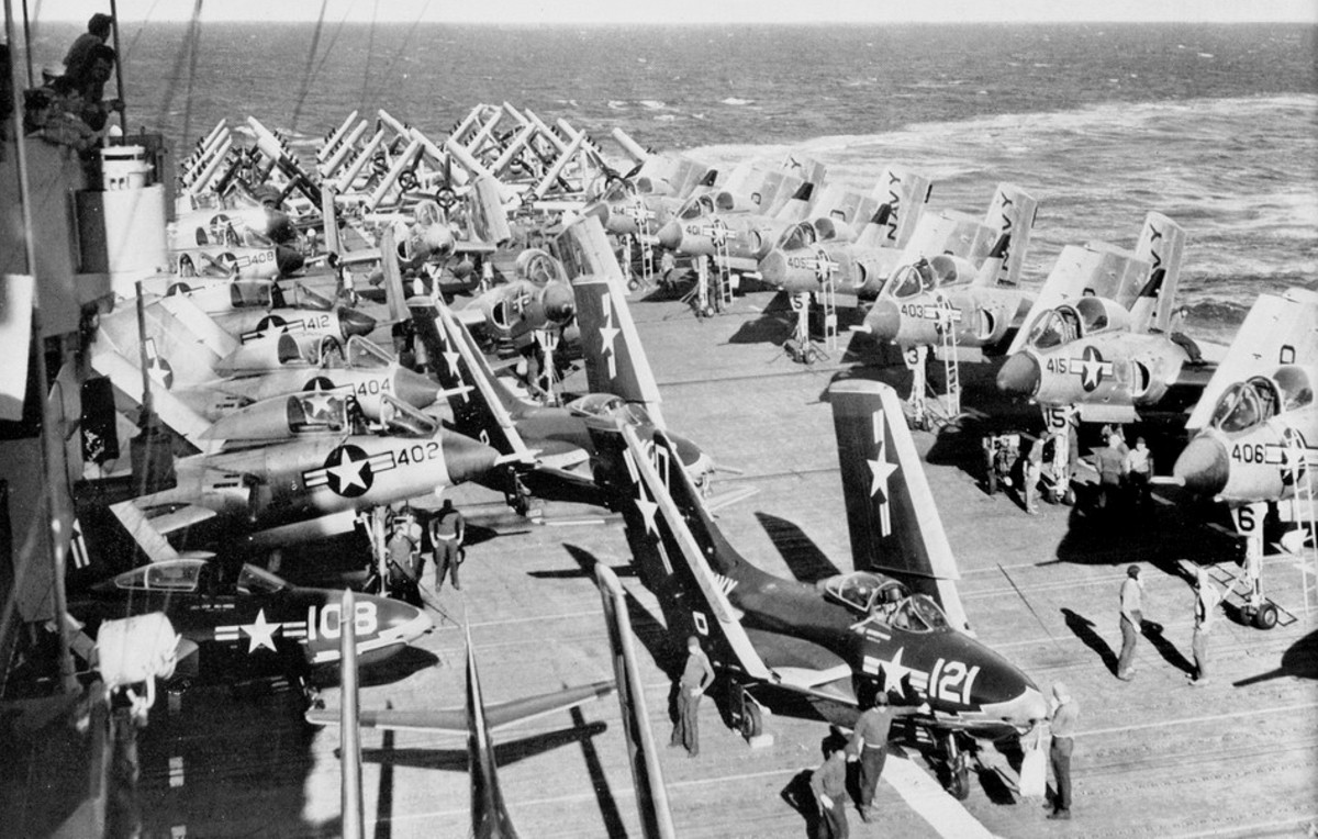 cva-19 uss hancock cv essex class aircraft carrier air group cvg-12 122