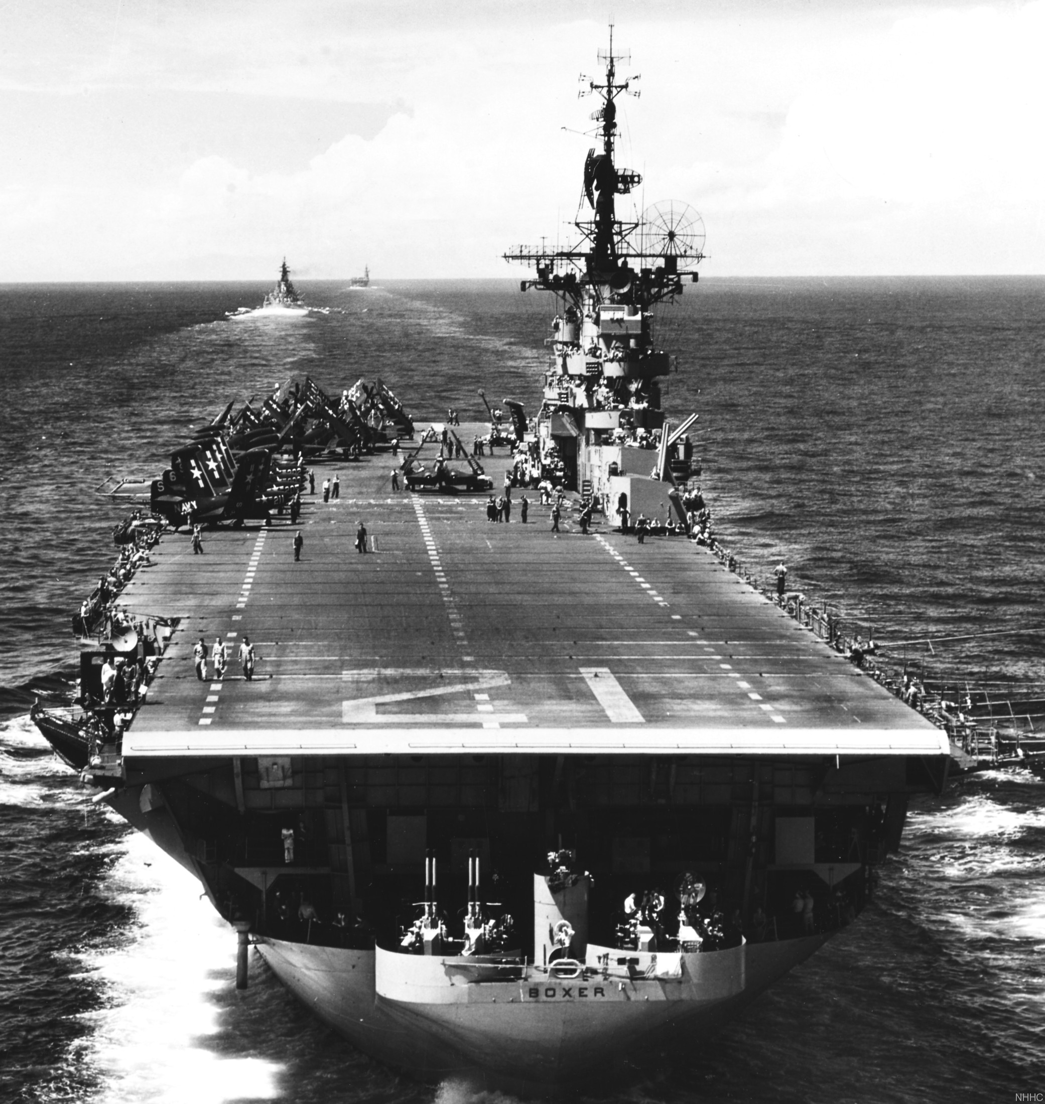 cva-21 uss boxer essex class aircraft carrier air task group atg-1 us navy 02