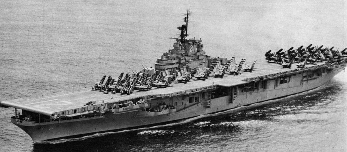 USS Boxer CVA CVS-21 LPH-4 Essex class Aircraft Carrier Navy