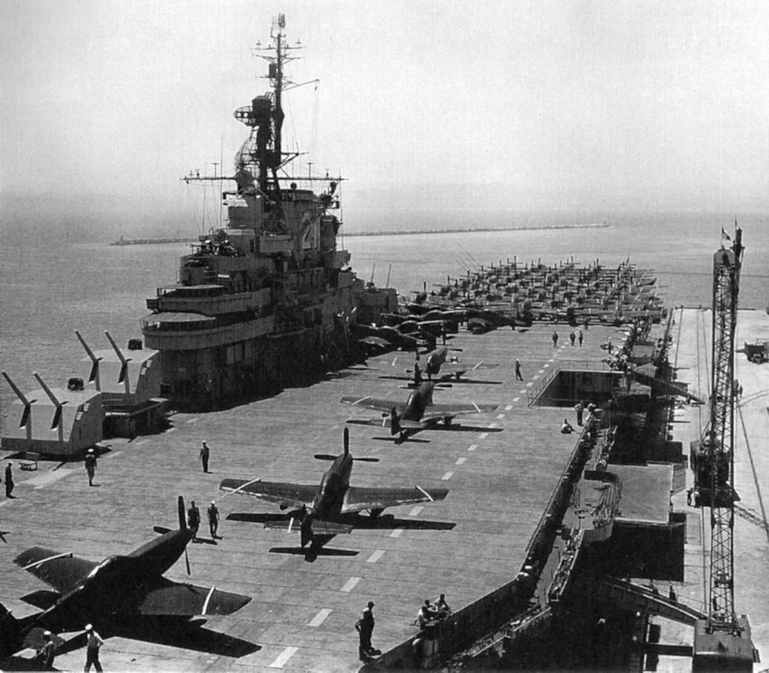cv-21 uss boxer essex class aircraft carrier nas alameda california 1950 41