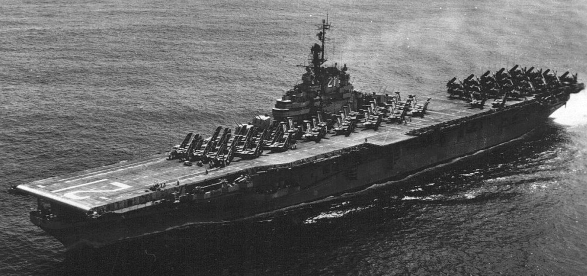 cva-21 uss boxer essex class aircraft carrier air group cvg-12 us navy 52 korean war