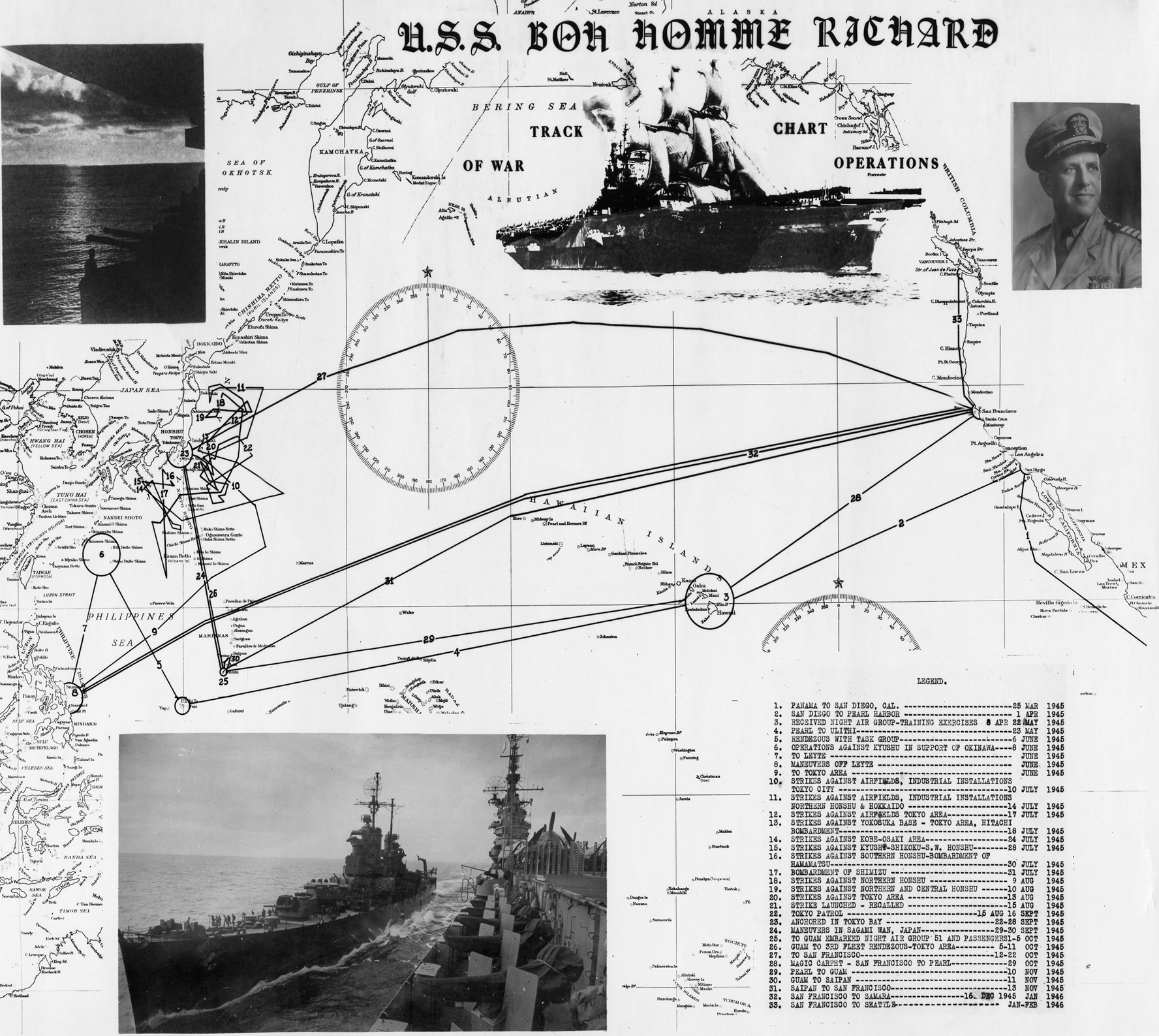 cv-31 uss bon homme richard essex class aircraft carrier 11