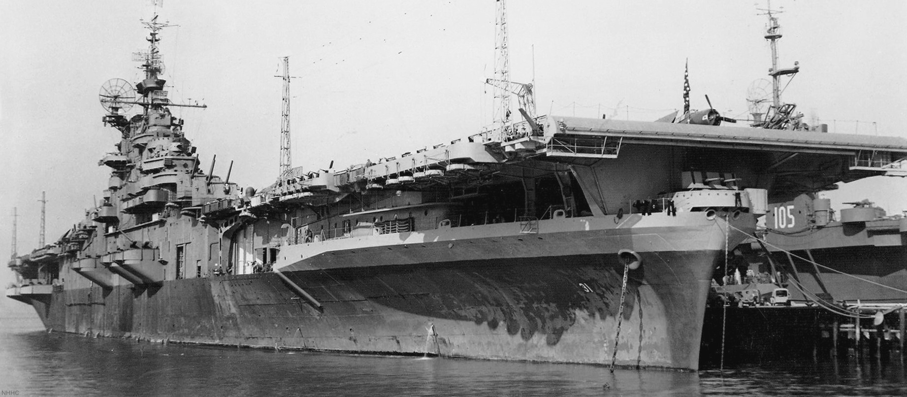 cv-31 uss bon homme richard essex class aircraft carrier 23a nas alameda california