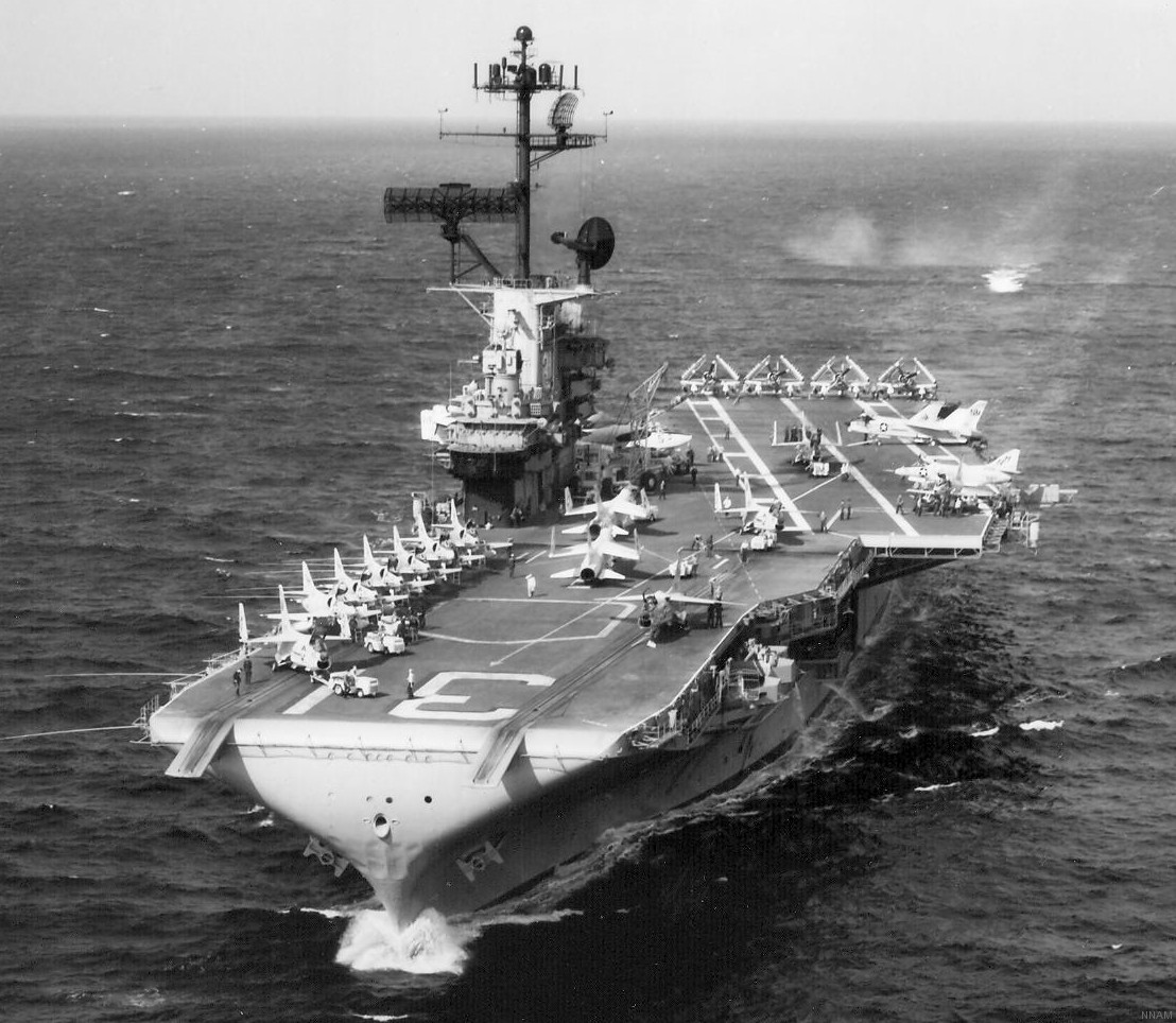 cva-31 uss bon homme richard essex class aircraft carrier air wing cvw-19 57