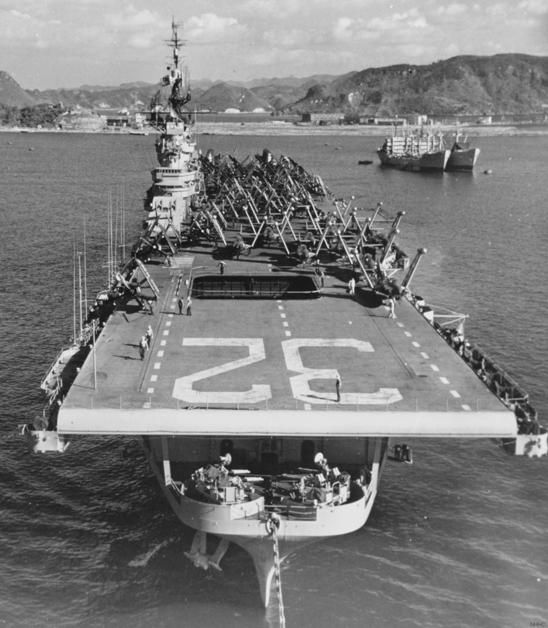 cva-32 uss leyte essex class aircraft carrier air group cvg-3 us navy 07