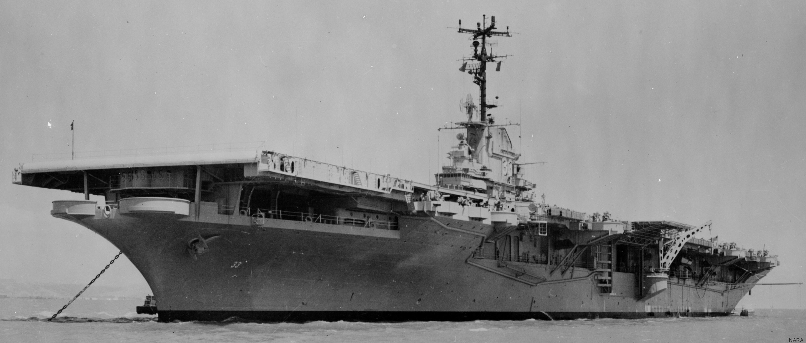 cva-33 uss kearsarge essex class aircraft carrier 18 san francisco naval shipyard