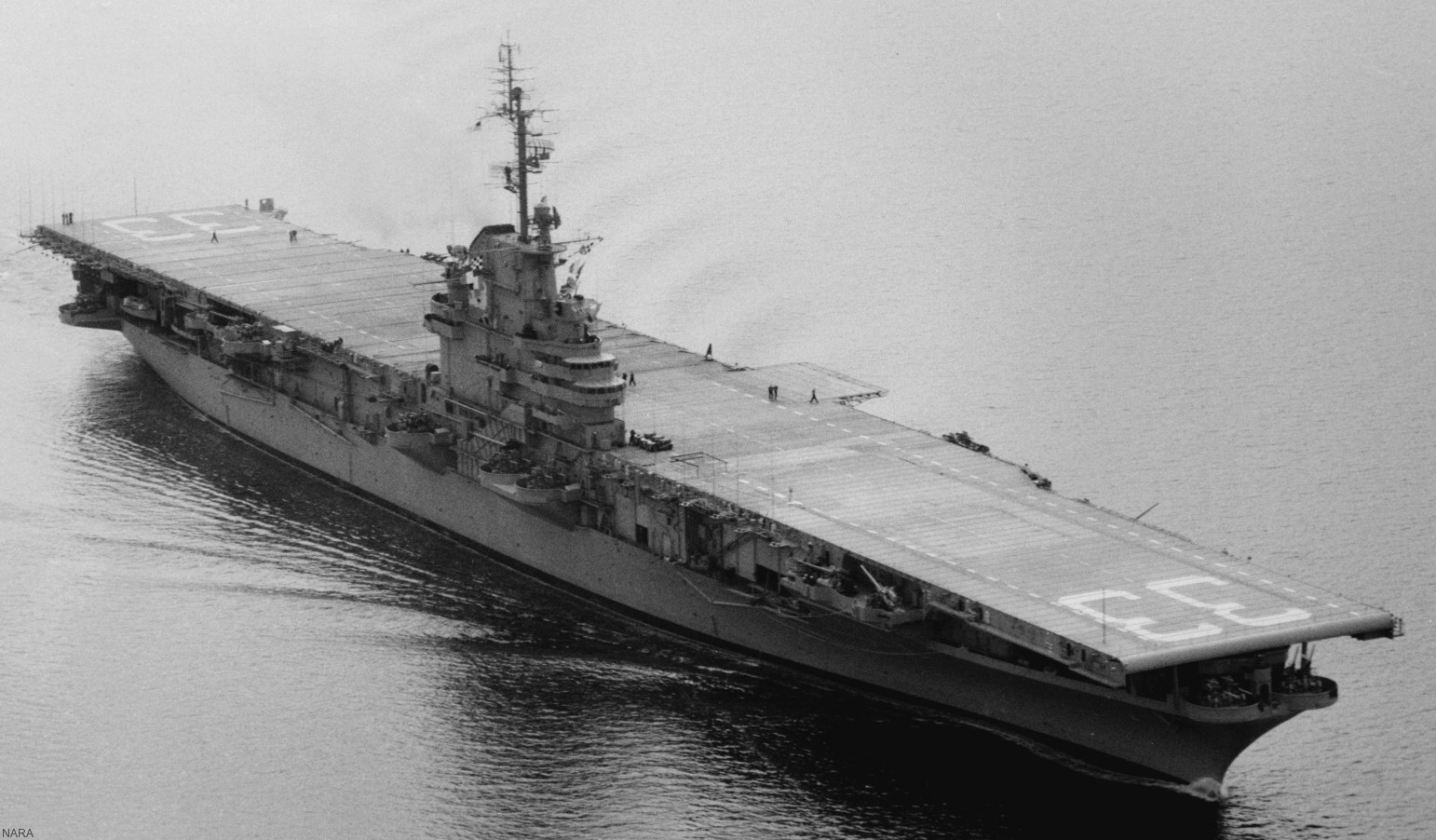 cv-33 uss kearsarge essex class aircraft carrier 26 scb-27a modernization