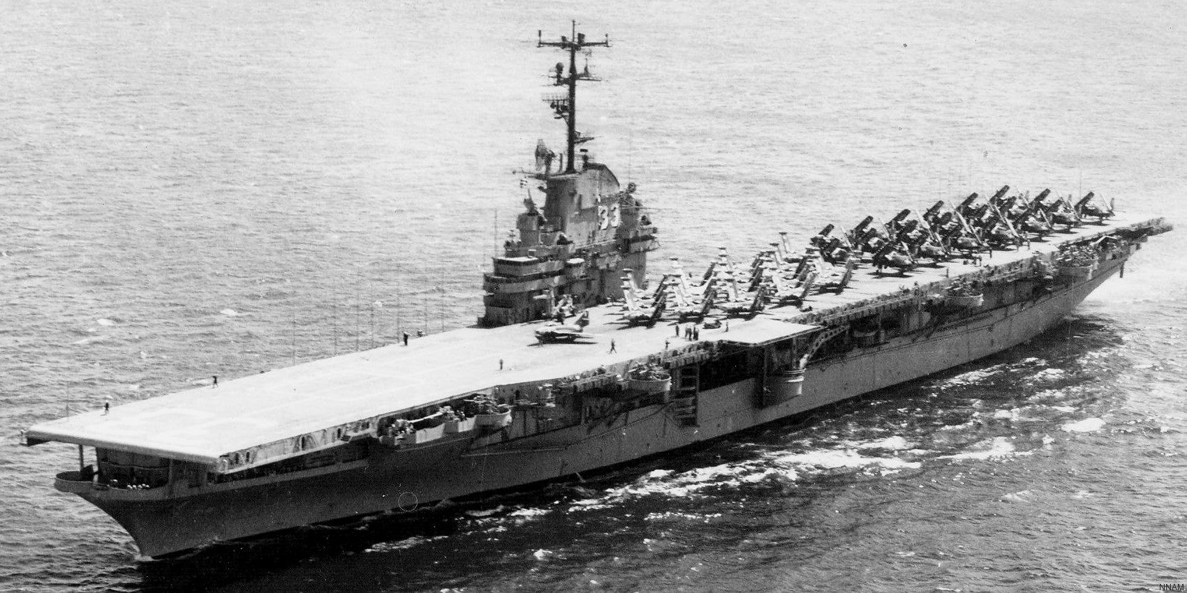 cva-33 uss kearsarge essex class aircraft carrier air group cvg-11 51