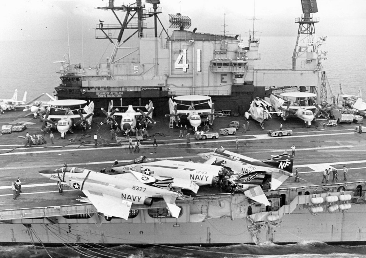 cvw-5 carrier air wing us navy uss midway cv-41 embarked squadrons 134