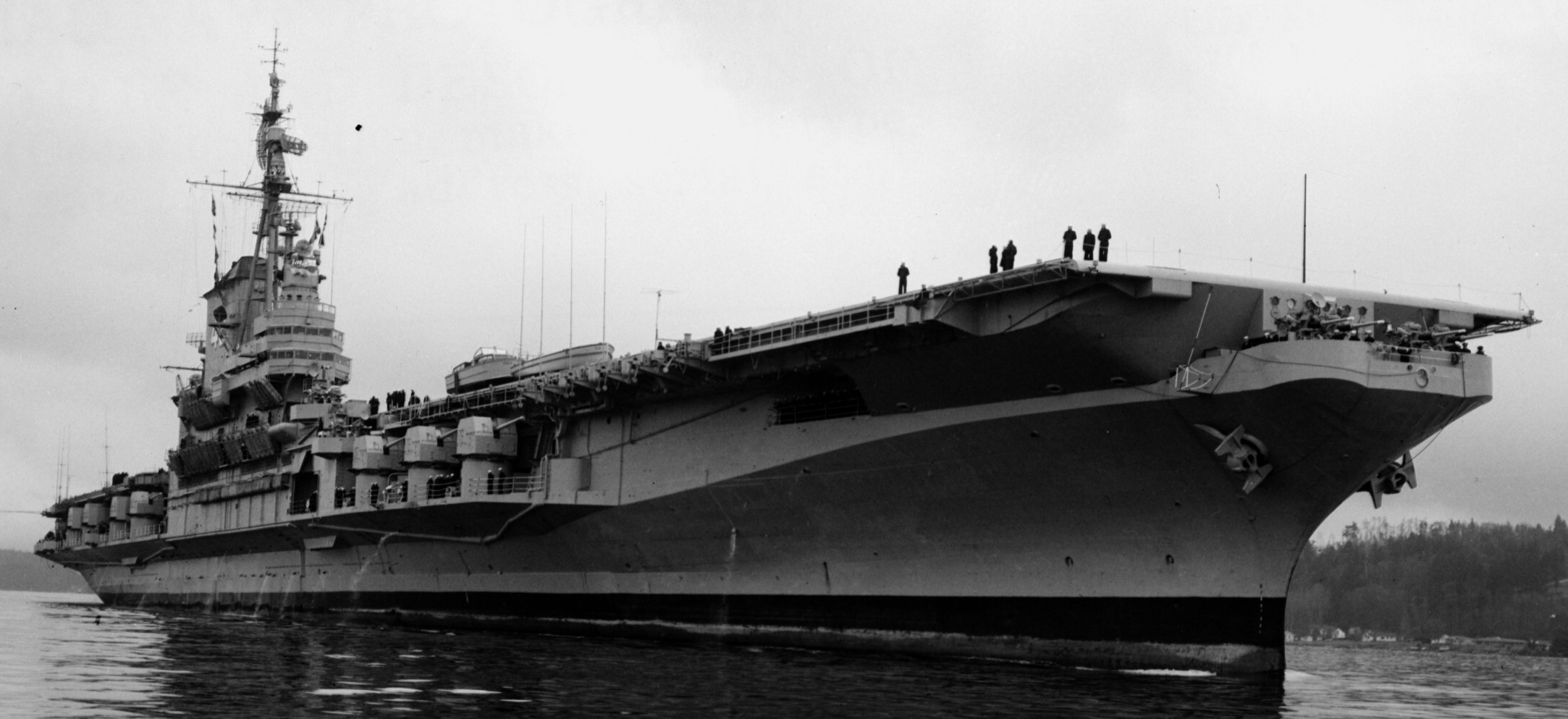 cva-42 uss franklin d. roosevelt midway class aircraft carrier 66 puget sound naval shipyard
