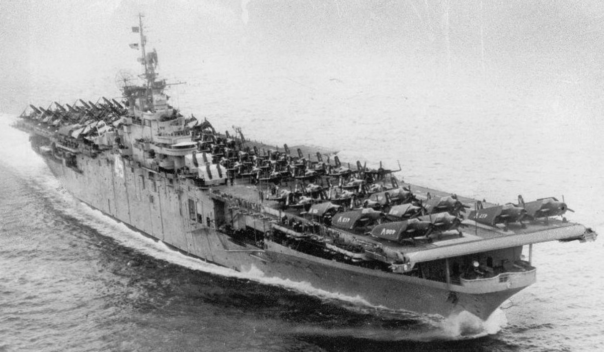 cv-45 uss valley forge essex class aircraft carrier us navy 52 cvag-11