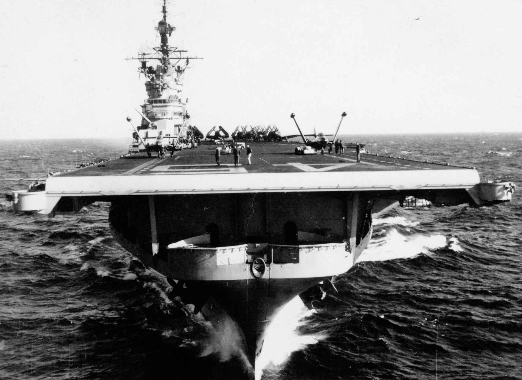 cv-45 uss valley forge essex class aircraft carrier us navy 53