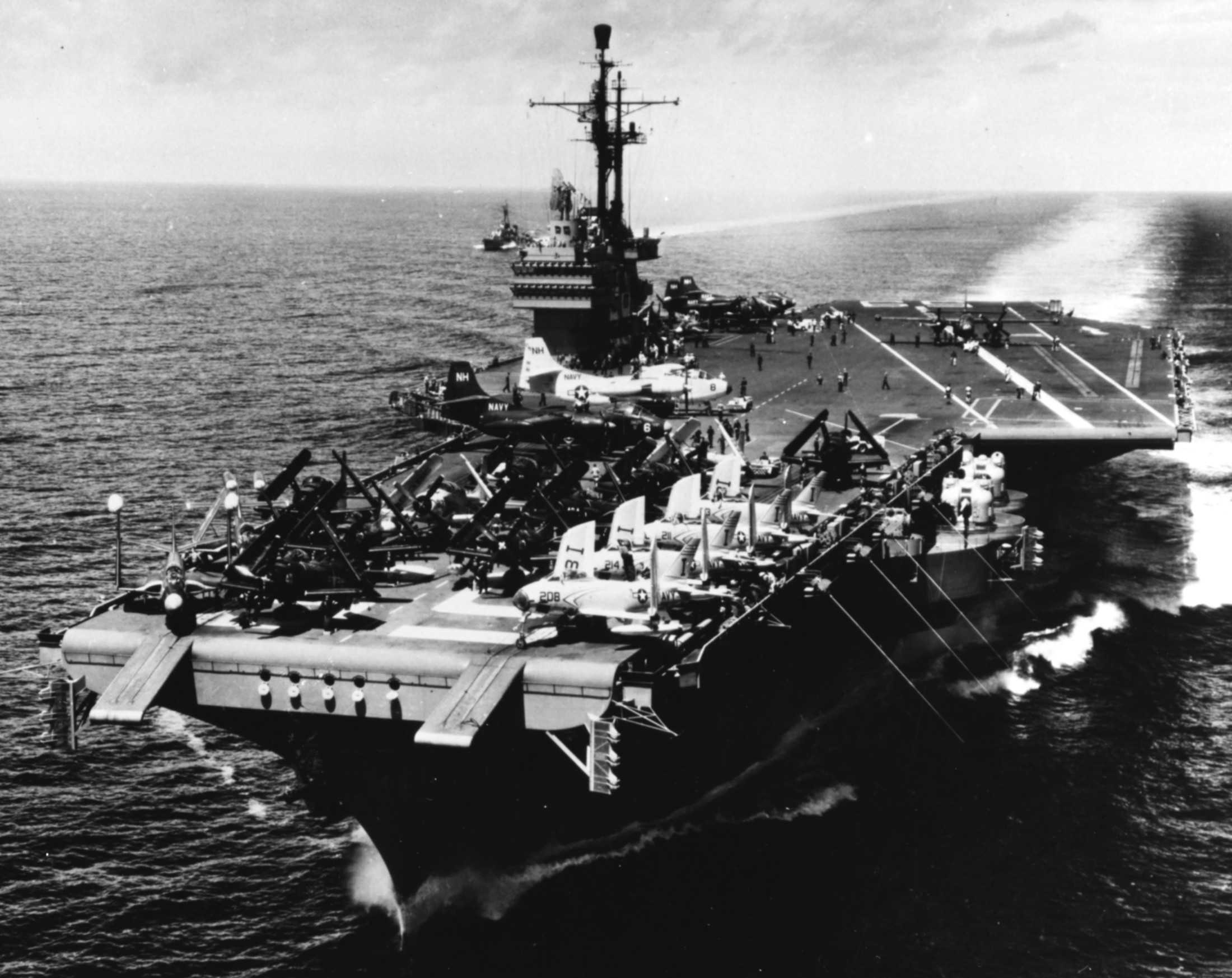 cv-59 uss forrestal aircraft carrier atg-181 air task group us navy shakedown cruise 1956 11