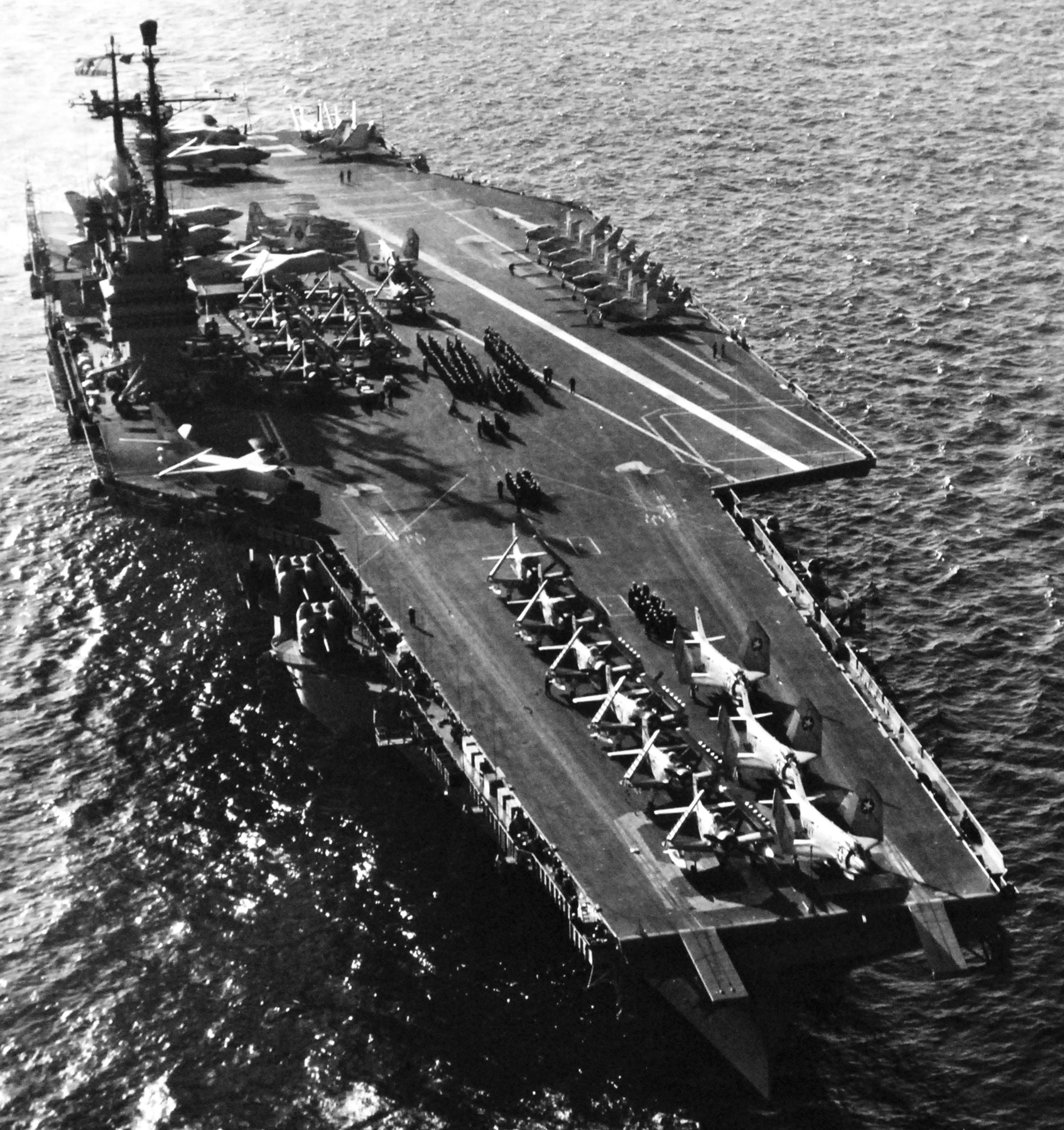 cv-59 uss forrestal aircraft carrier air group cvg-1 us navy 34