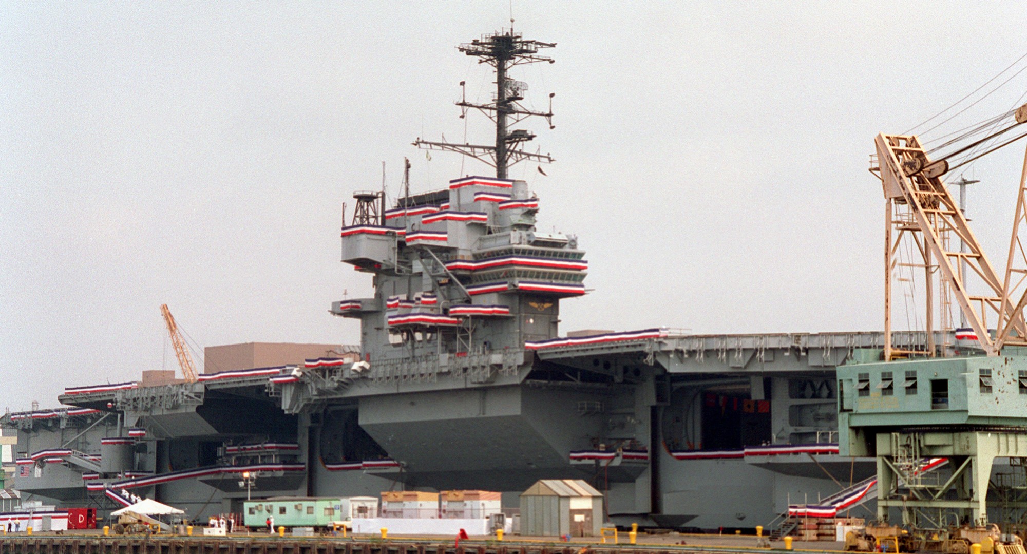 cv-59 uss forrestal aircraft carrier us navy decommissioning philadelphia naval shipyard 111