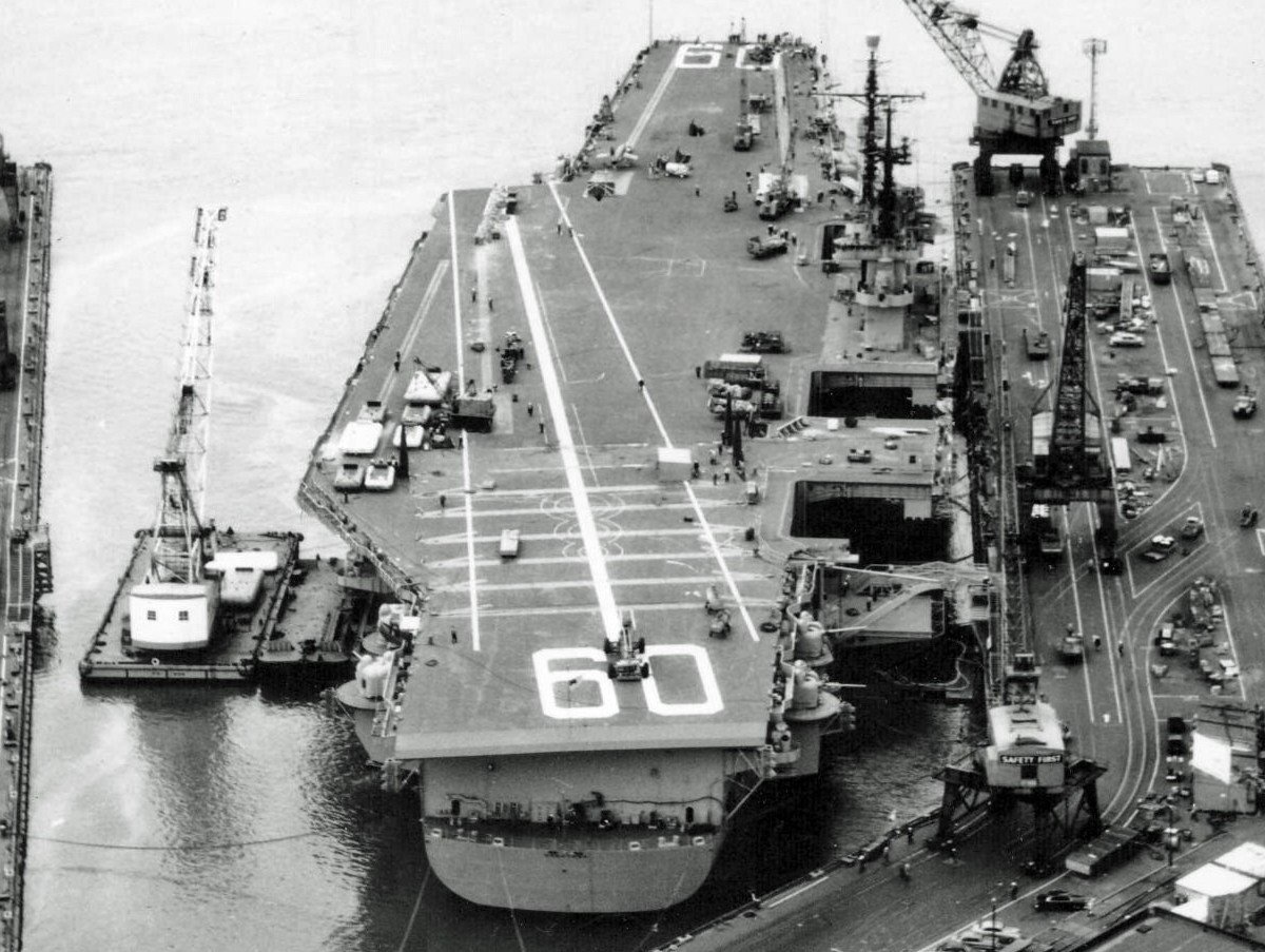 cv-60 uss saratoga forrestal class aircraft carrier brooklyn naval shipyard new york 14