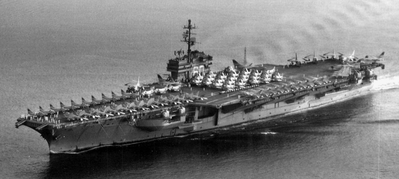 cv-60 uss saratoga forrestal class aircraft carrier air group cvg-3 us navy 22