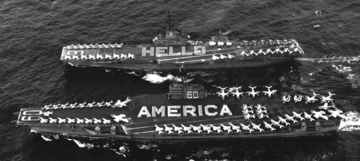 cv-60 uss saratoga forrestal class aircraft carrier air group cvg-3 us navy 1960 30