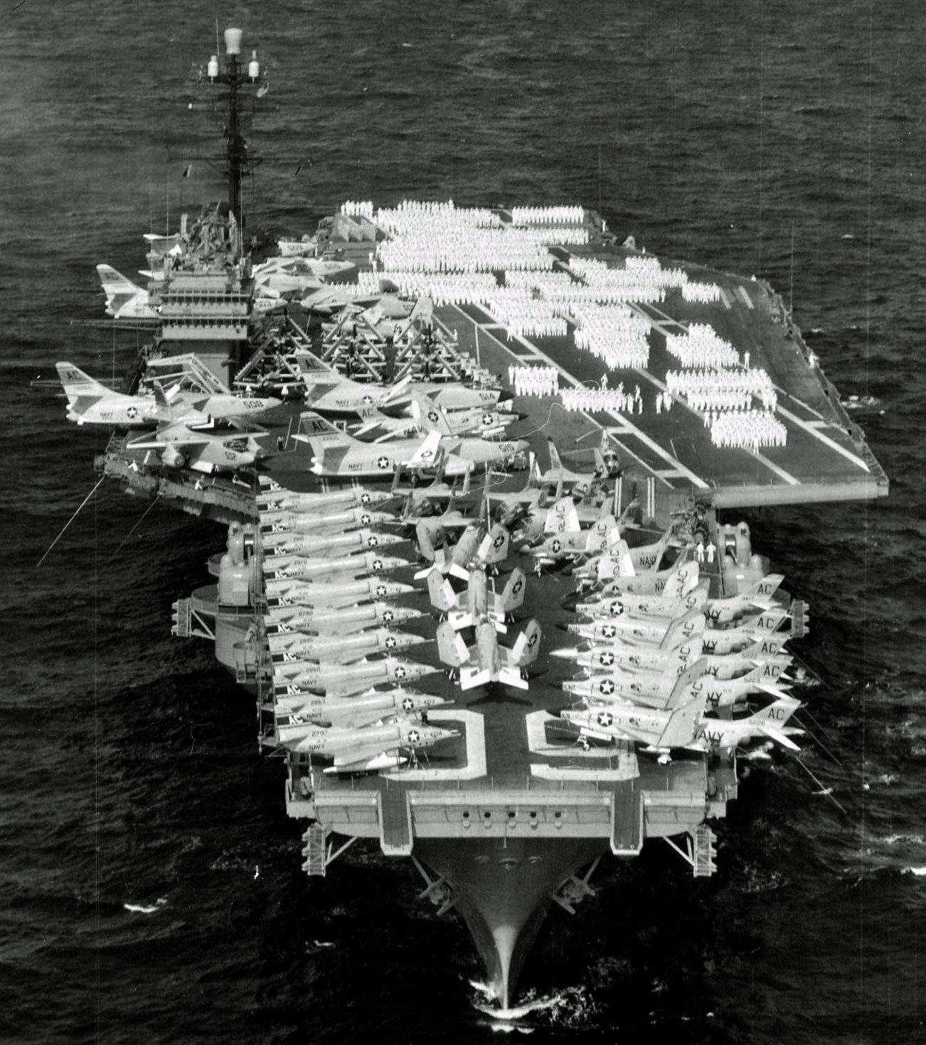 cv-60 uss saratoga forrestal class aircraft carrier air group cvg-3 us navy 37