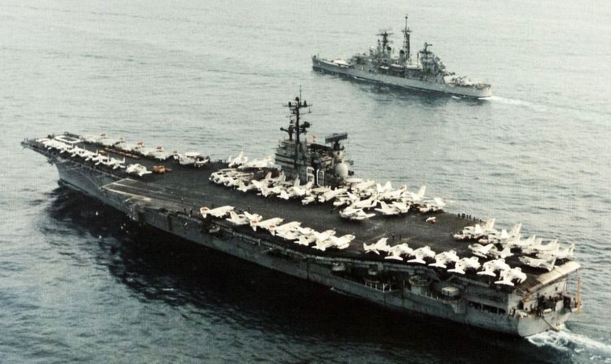 cv-60 uss saratoga forrestal class aircraft carrier air wing cvw-3 us navy 49