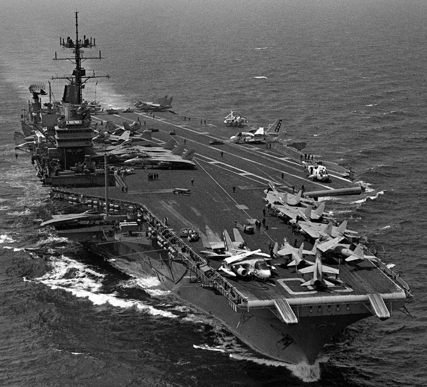cv-60 uss saratoga forrestal class aircraft carrier air wing cvw-17 us navy 62