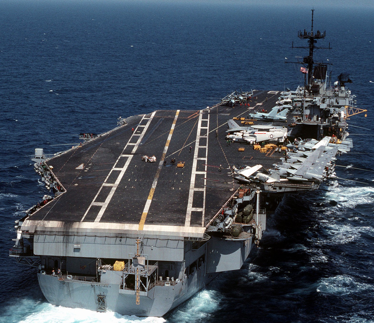 cv-60 uss saratoga forrestal class aircraft carrier air wing cvw-17 us navy 68