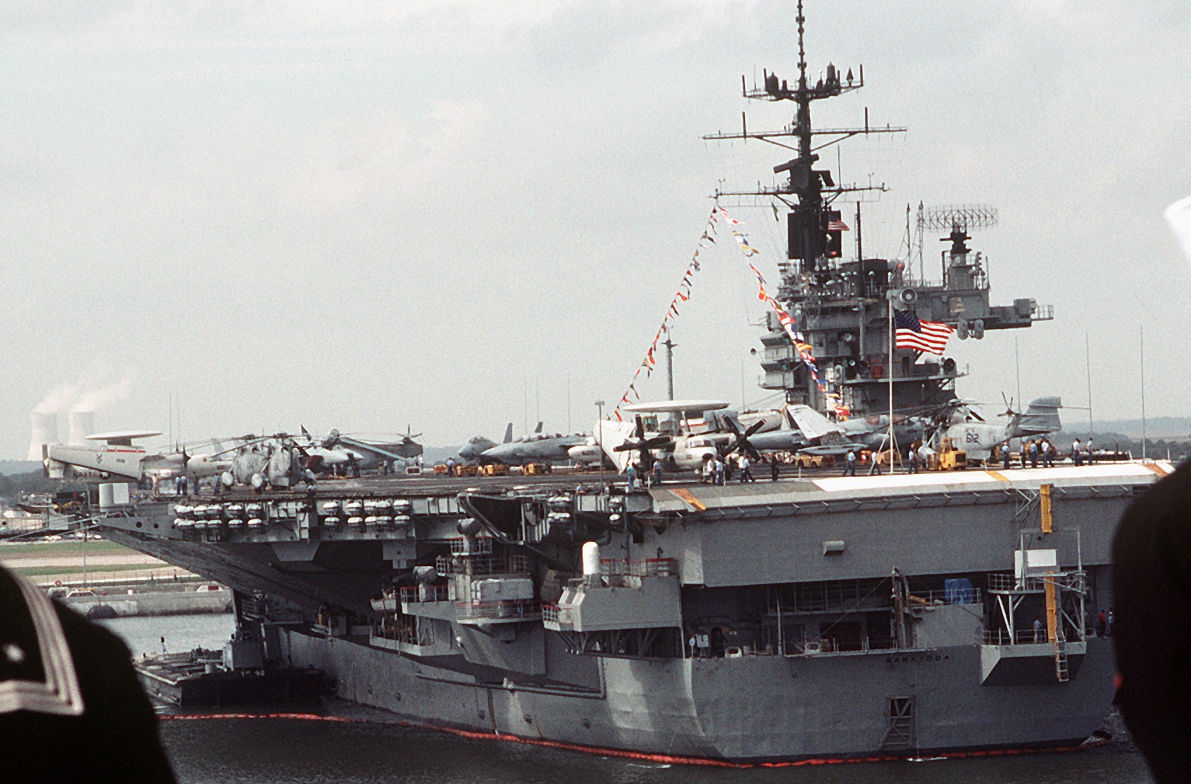 cv-60 uss saratoga forrestal class aircraft carrier air wing cvw-17 us navy mayport florida 110