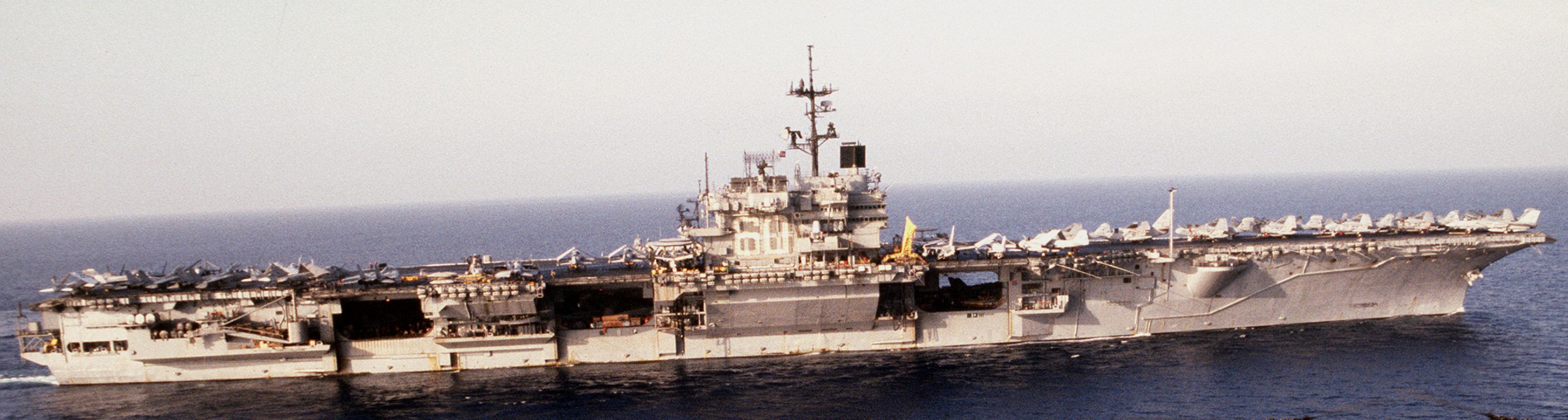 cv-60 uss saratoga forrestal class aircraft carrier air wing cvw-17 us navy 111