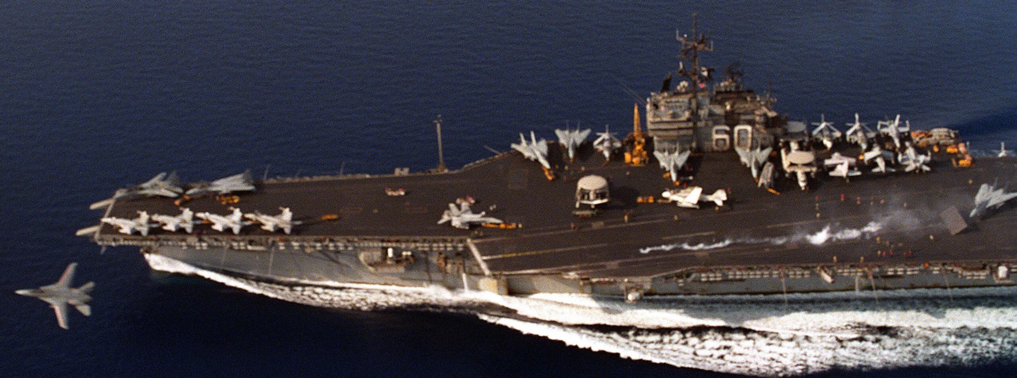 cv-60 uss saratoga forrestal class aircraft carrier air wing cvw-17 us navy 114