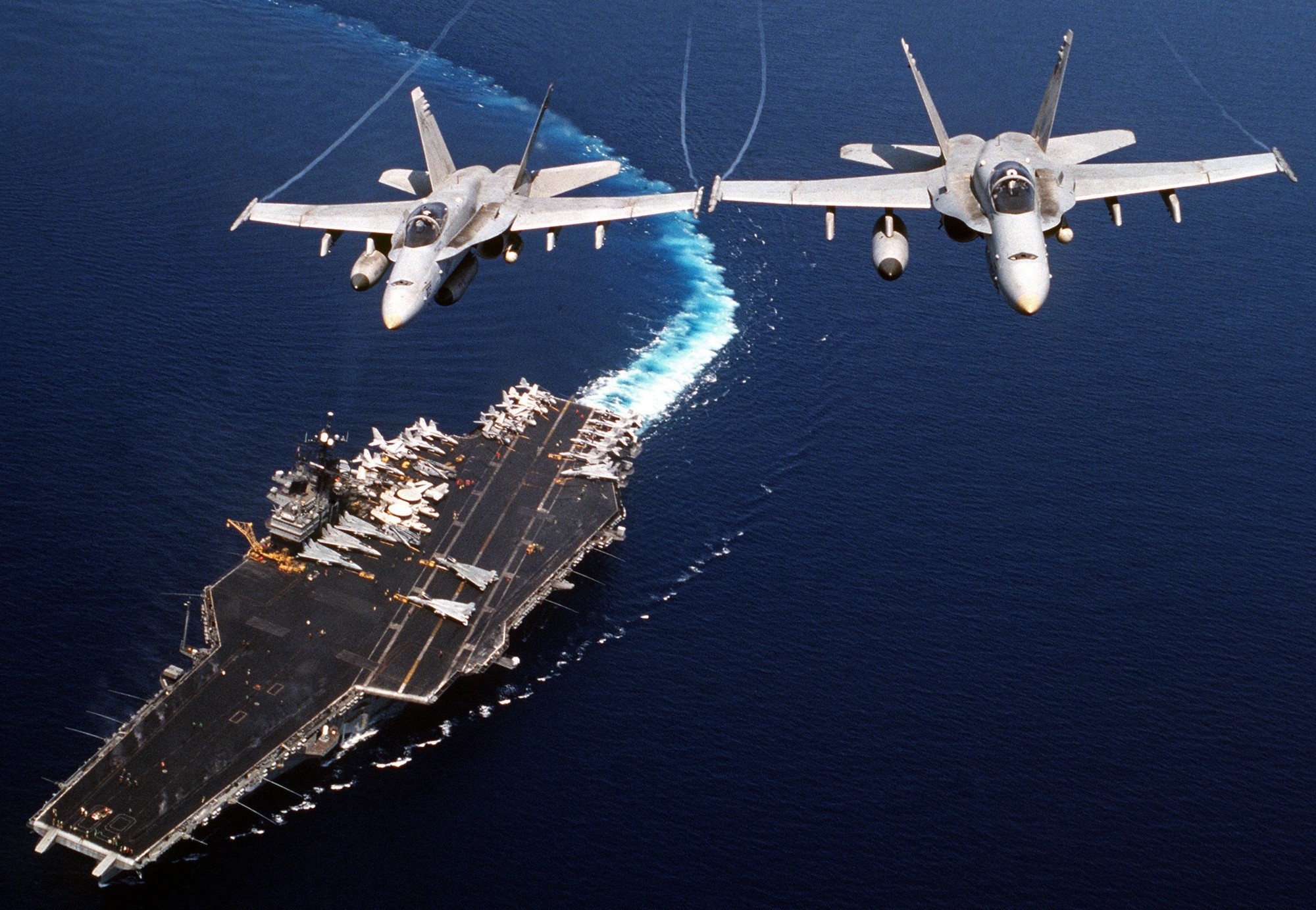 cv-60 uss saratoga forrestal class aircraft carrier air wing cvw-17 us navy desert storm 1990 115