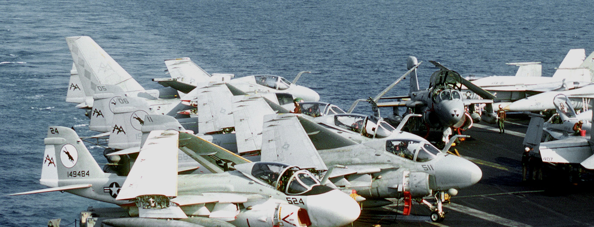 cv-60 uss saratoga forrestal class aircraft carrier air wing cvw-17 us navy a-6 intruder 133