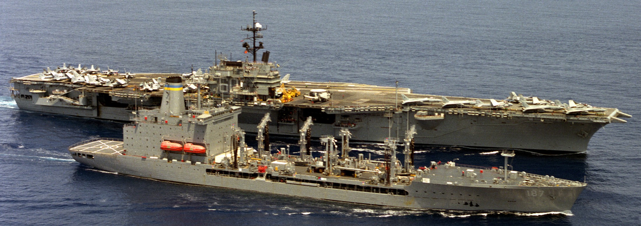 cv-60 uss saratoga forrestal class aircraft carrier air wing cvw-17 us navy 140