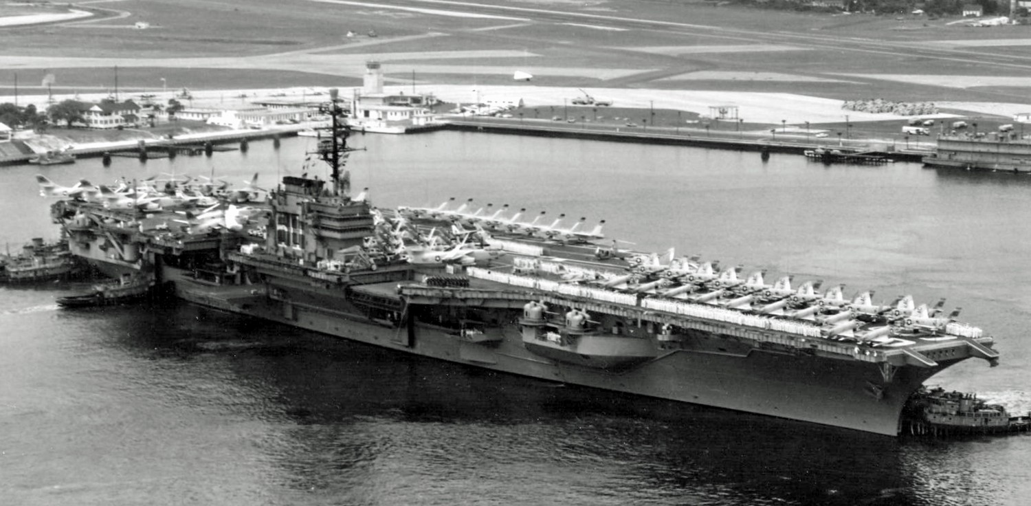 cv-60 uss saratoga forrestal class aircraft carrier air group cvg-3 us navy mayport 1958 169