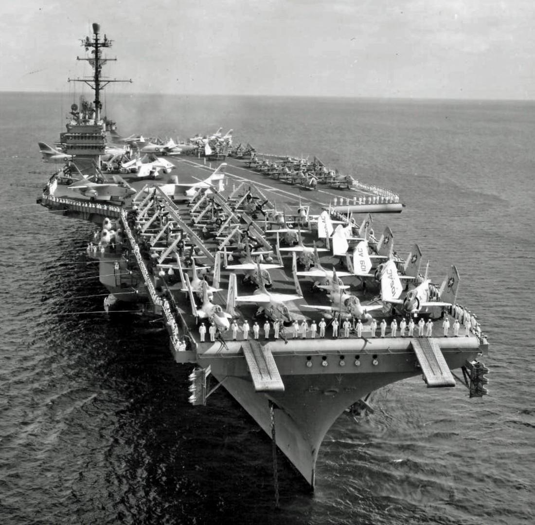 cv-60 uss saratoga forrestal class aircraft carrier air group cvg-3 us navy 163