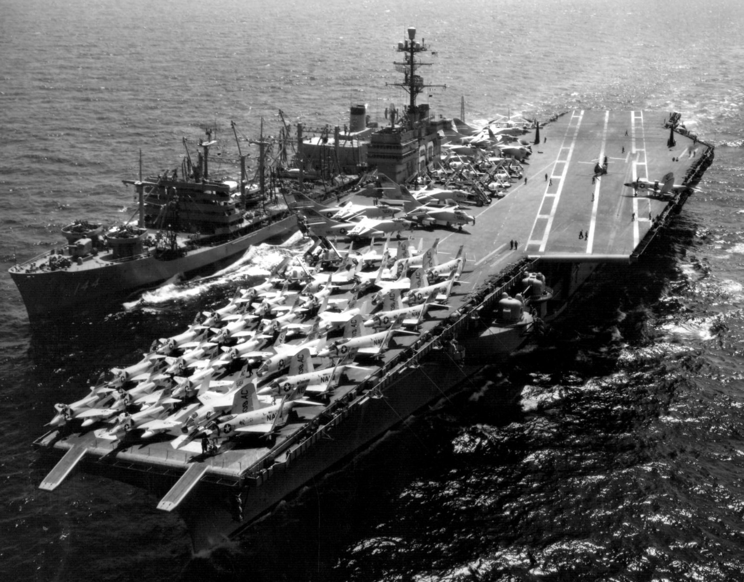 cv-60 uss saratoga forrestal class aircraft carrier air group cvg-3 us navy 168