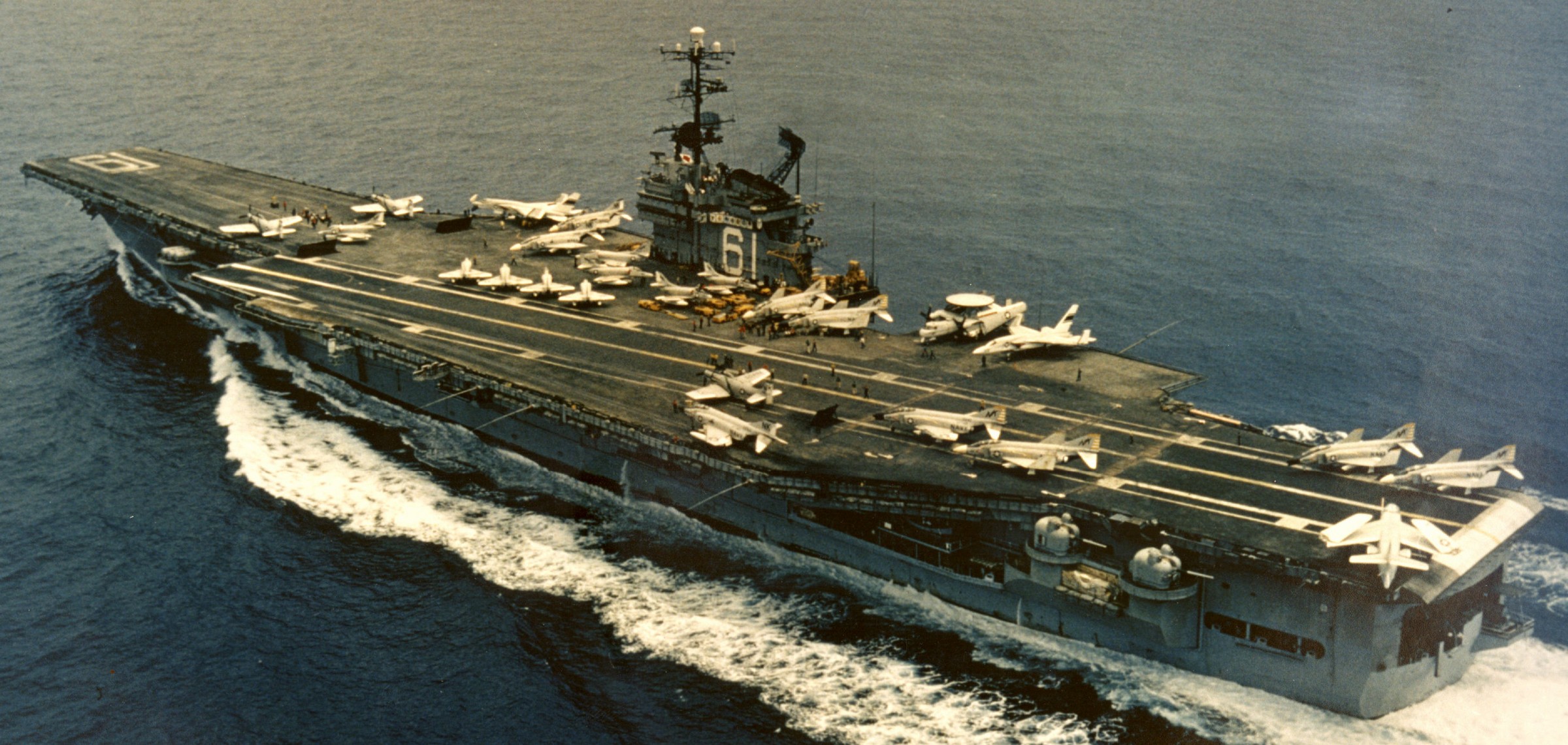 cv-61 uss ranger forrestal class aircraft carrier air wing cvw-14 us navy vietnam war 1966 25