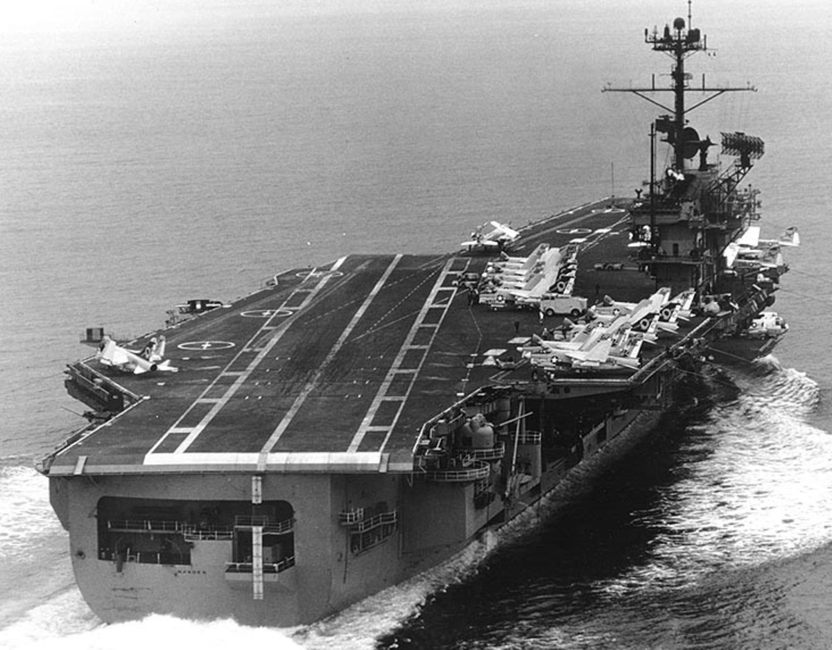 cv-61 uss ranger forrestal class aircraft carrier air wing cvw-2 us navy 1975 32