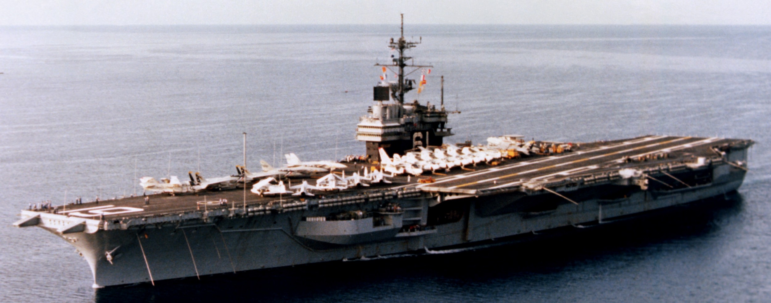 cv-61 uss ranger forrestal class aircraft carrier air wing cvw-9 us navy 1983 50