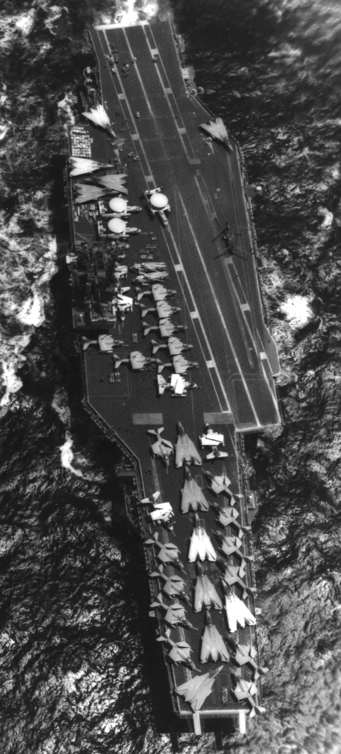 cv-61 uss ranger forrestal class aircraft carrier air wing cvw-2 us navy rimpac 1986 55