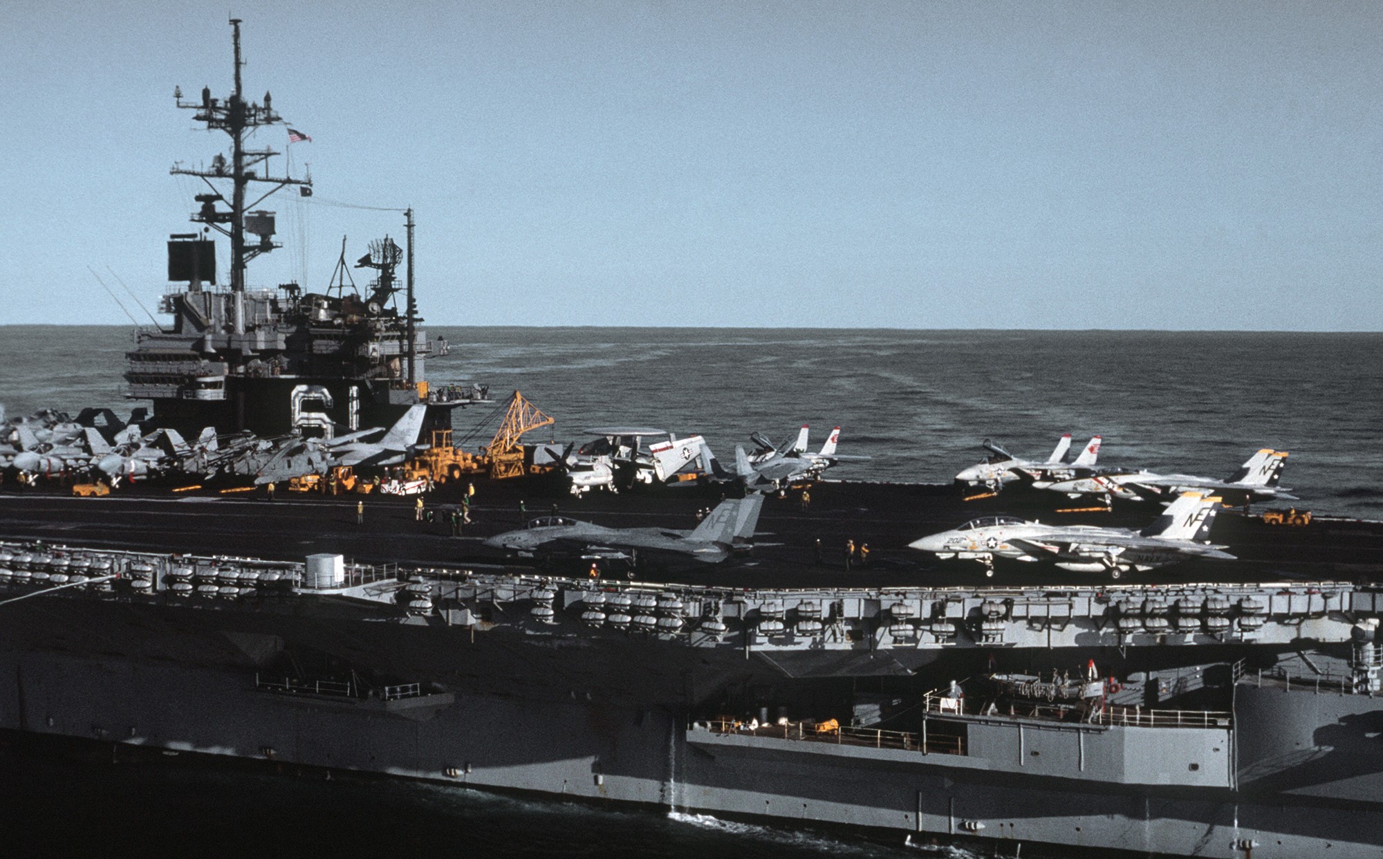 cv-61 uss ranger forrestal class aircraft carrier air wing cvw-2 us navy 63