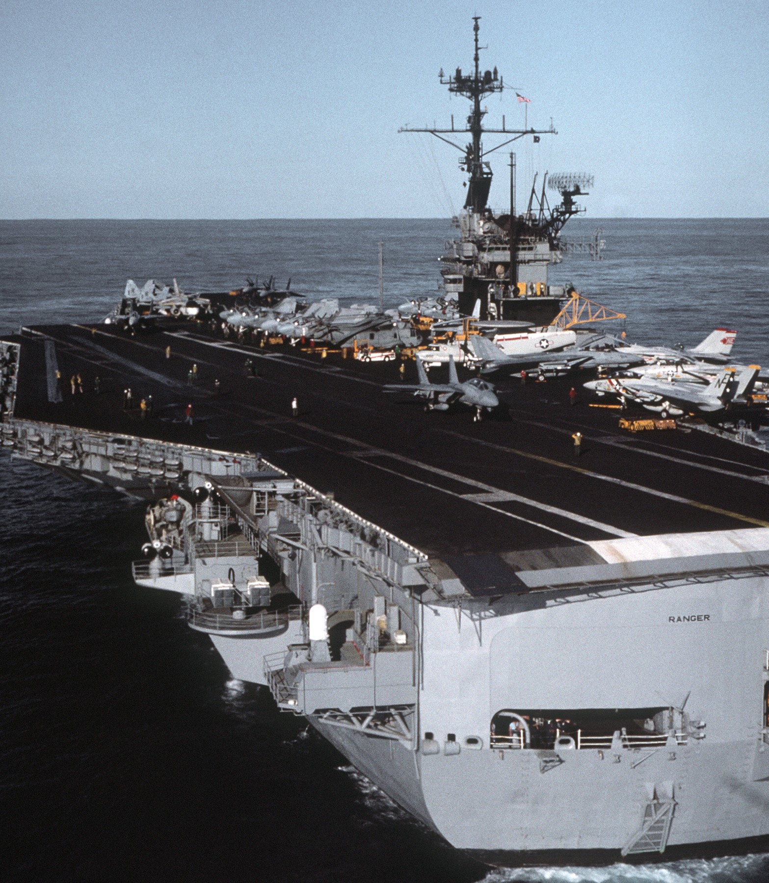 cv-61 uss ranger forrestal class aircraft carrier air wing cvw-2 us navy 66