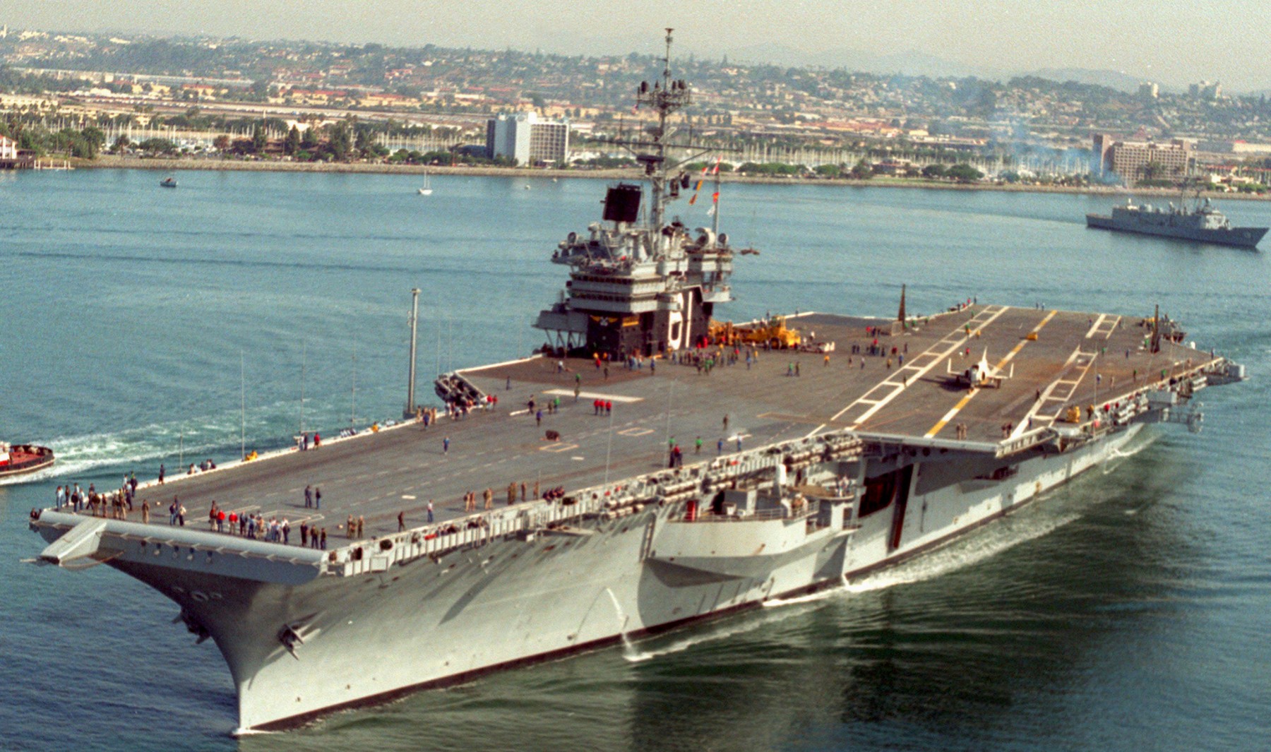 cv-61 uss ranger forrestal class aircraft carrier us navy 96