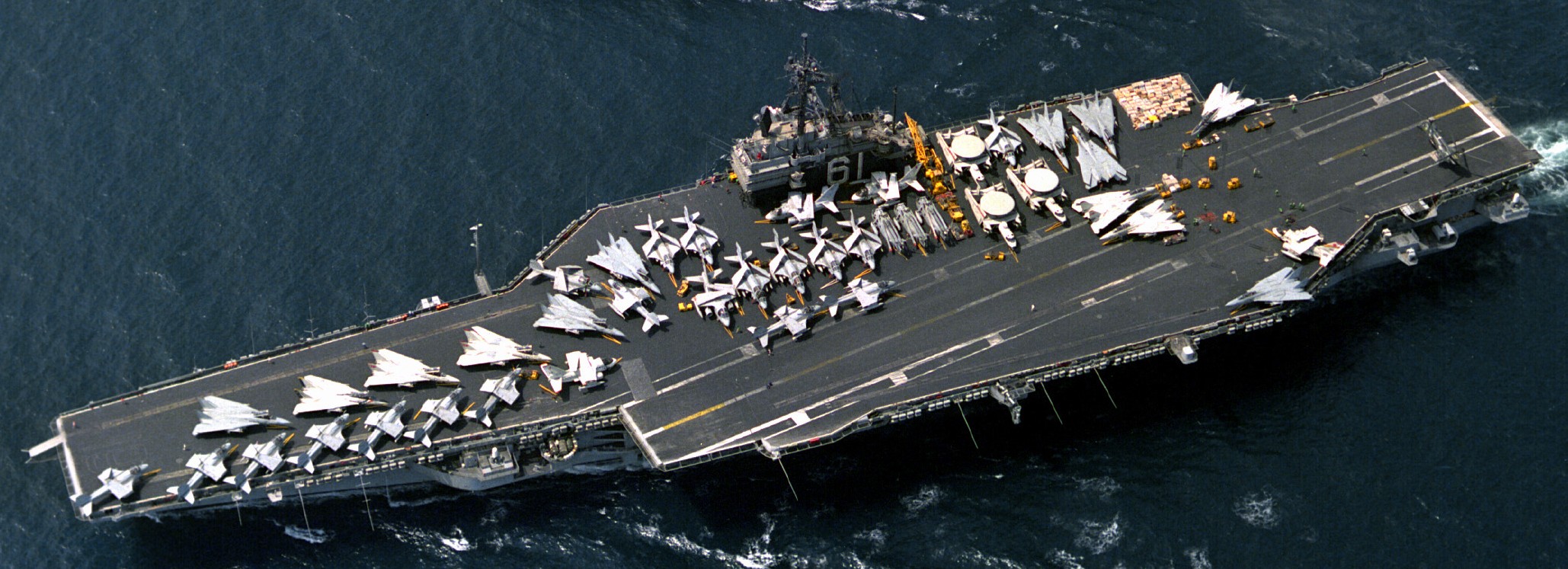 cv-61 uss ranger forrestal class aircraft carrier air wing cvw-2 us navy operation desert shield storm 1991 99