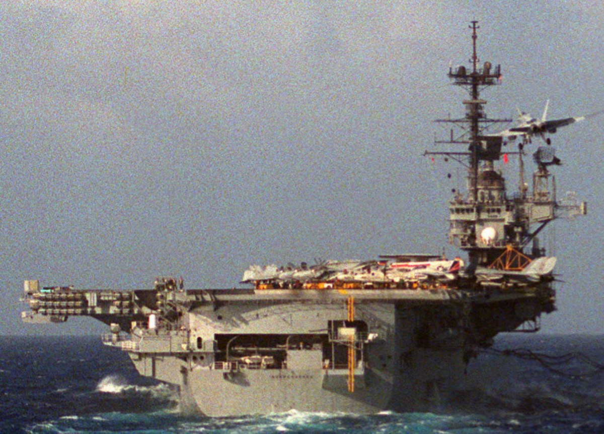 uss independence cv-62 forrestal class aircraft carrier air wing cvw-14 80