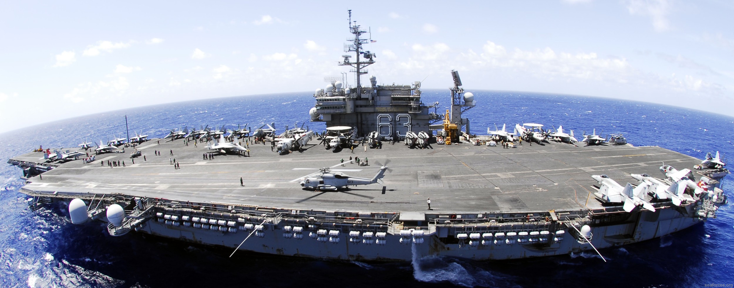 cv-63 uss kitty hawk aircraft carrier air wing cvw-5 us navy 27 exercise rimpac