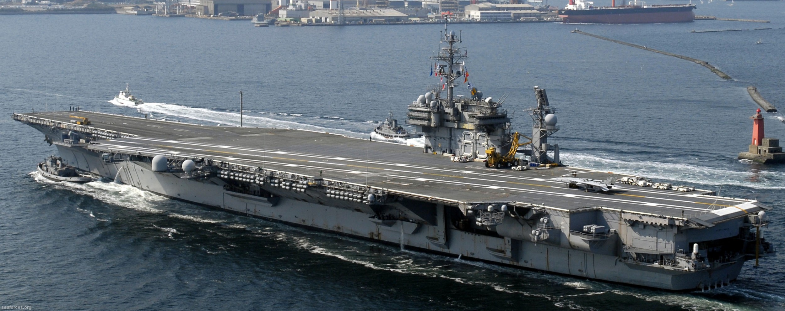 cv-63 uss kitty hawk aircraft carrier 77