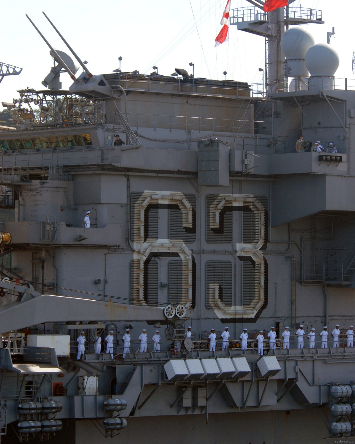 cv-63 uss kitty hawk aircraft carrier 90