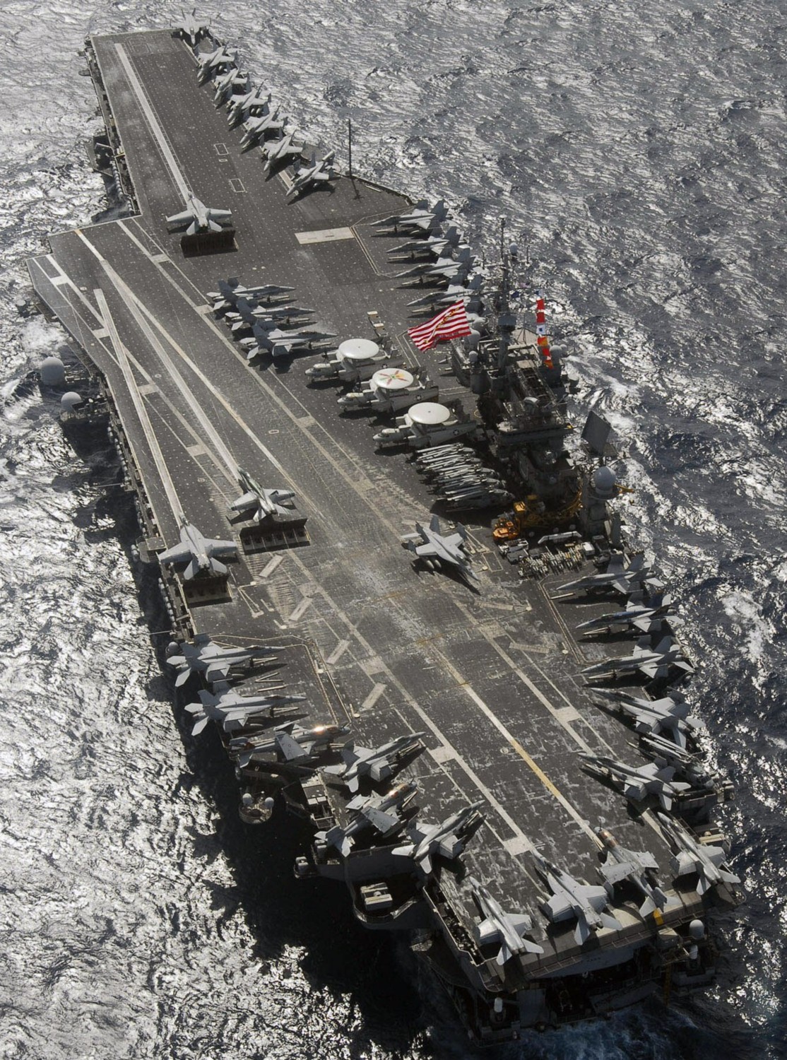 cv-63 uss kitty hawk aircraft carrier air wing cvw-5 us navy 94 exercise malabar 07-2 bay of bengal